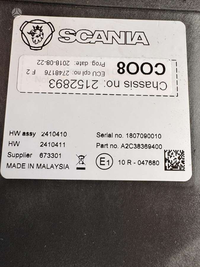 Scania R410 , C008 , 2748176, trucks