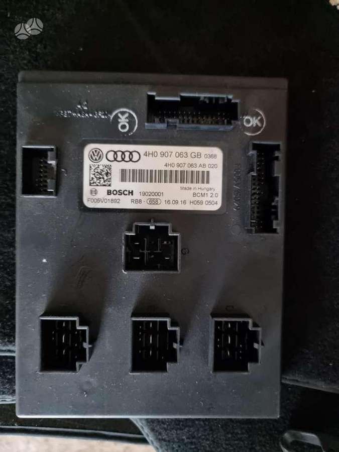 Audi A8 hood (front, rear), lights