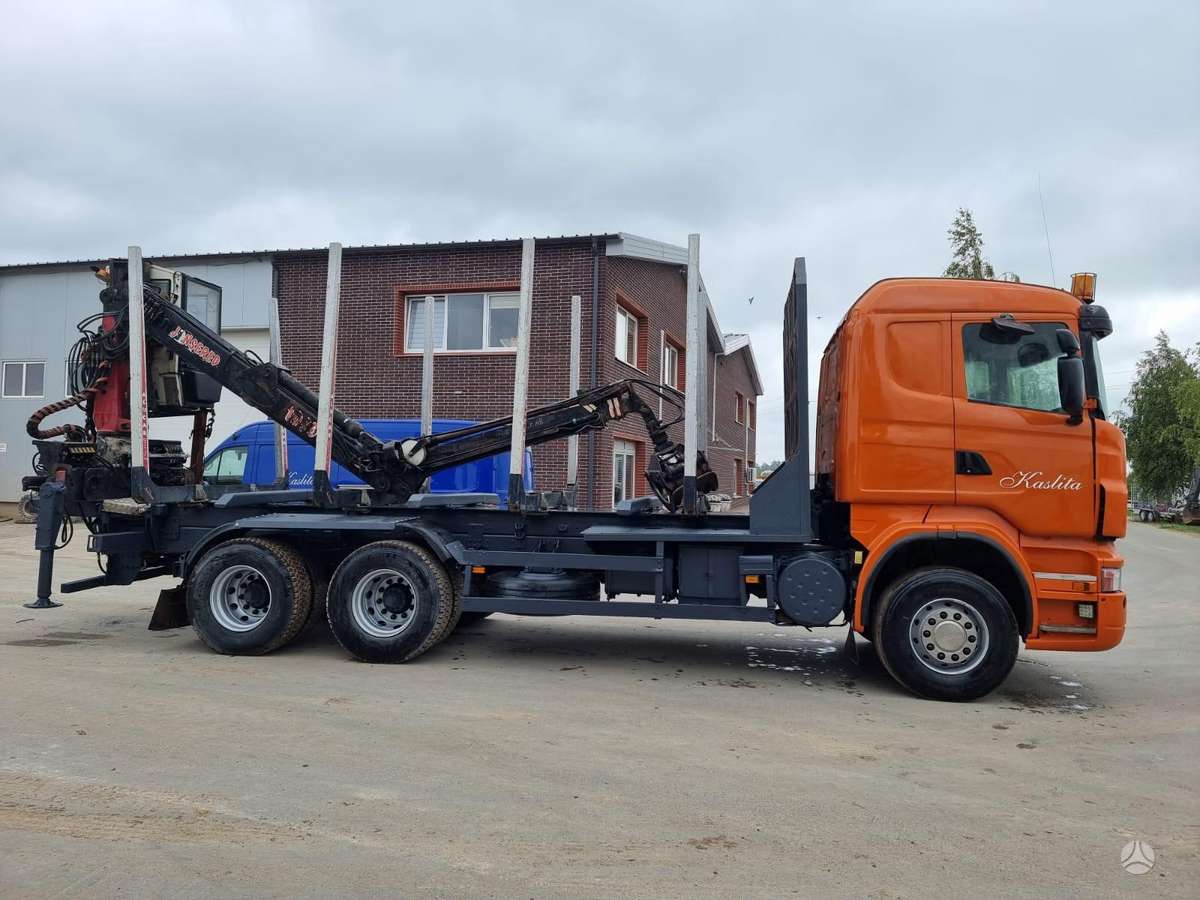 Scania R 580, timber trucks