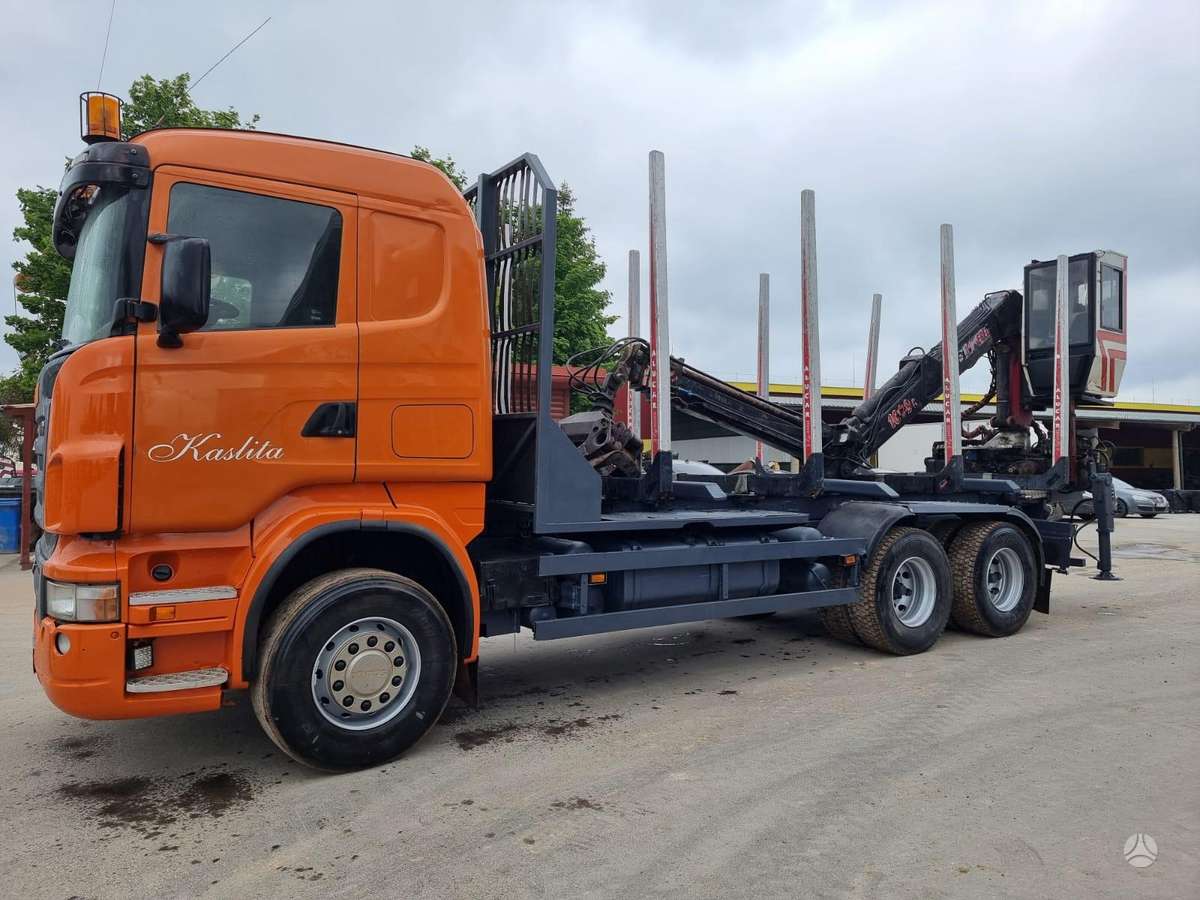 Scania R 580, timber trucks