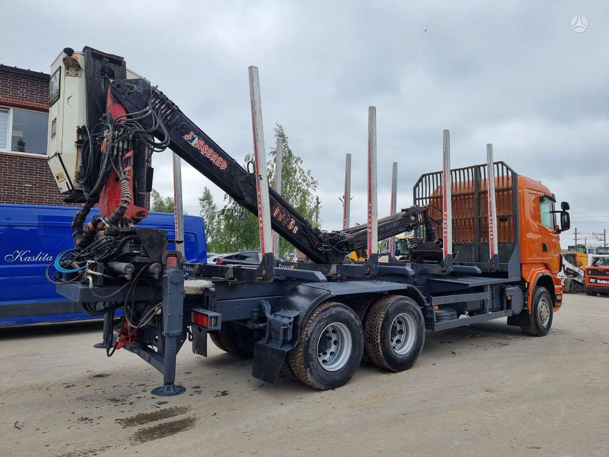 Scania R 580, timber trucks