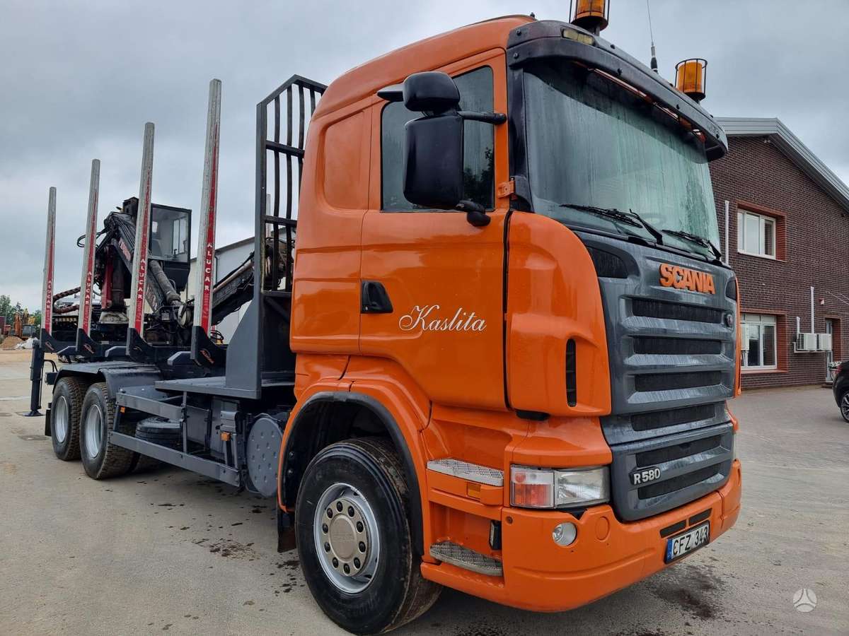Scania R 580, timber trucks