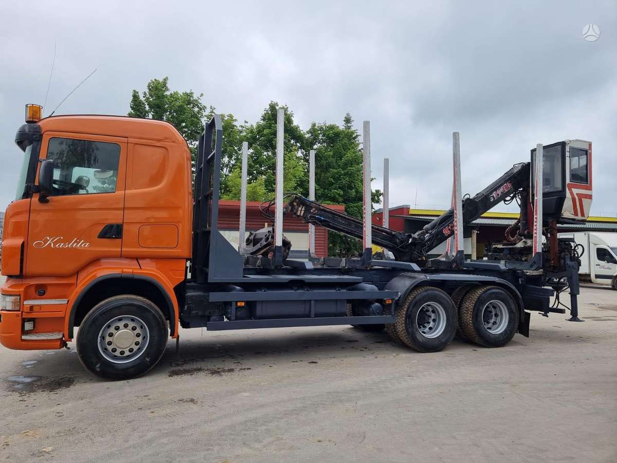 Scania R 580, timber trucks