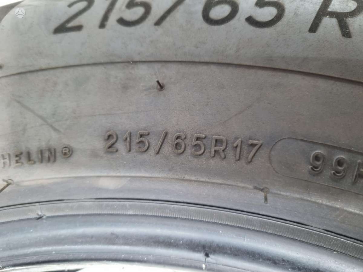 Michelin 6mm, 2022m, winter 215/65 R17