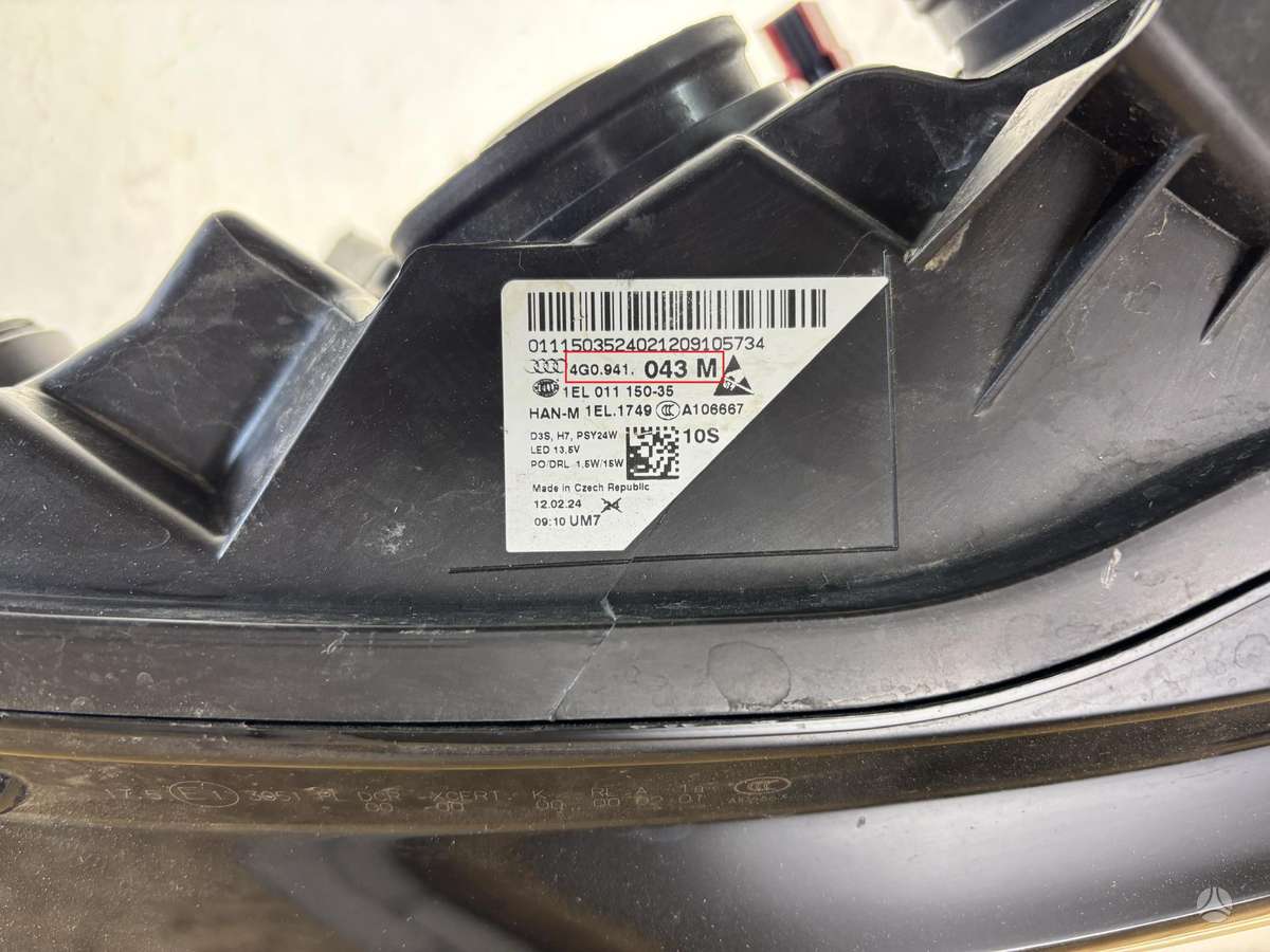 Audi A6, 4G0941043M, Cen26631