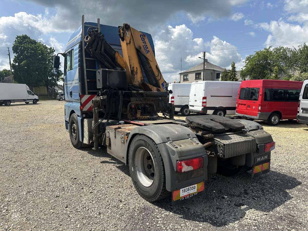 MAN TGA 18.360, с краном