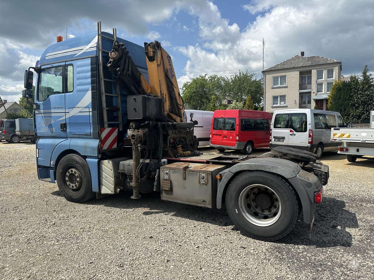 MAN TGA 18.360, с краном