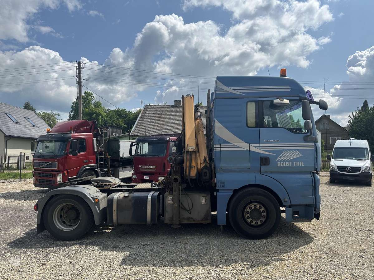 MAN TGA 18.360, с краном