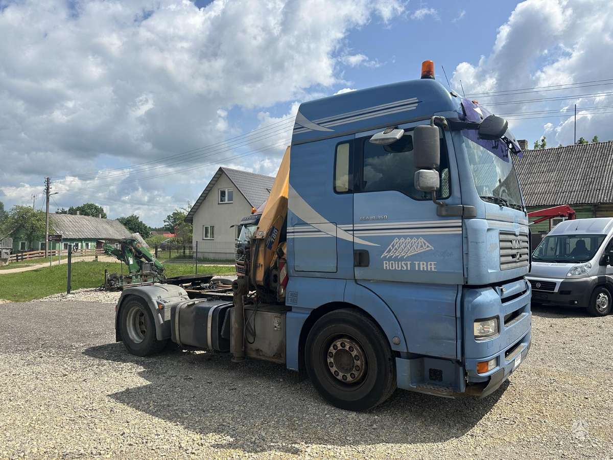 MAN TGA 18.360, ar krānu