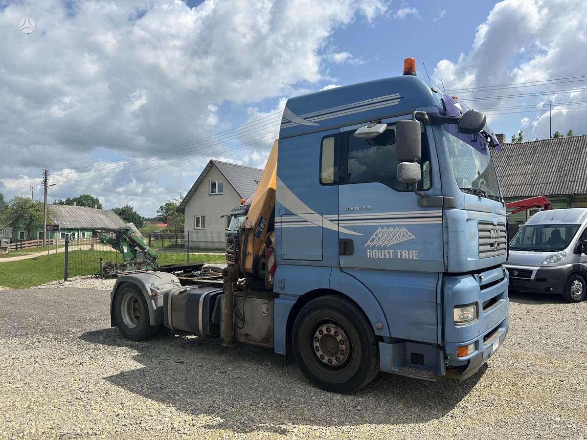 MAN TGA 18.360, с краном
