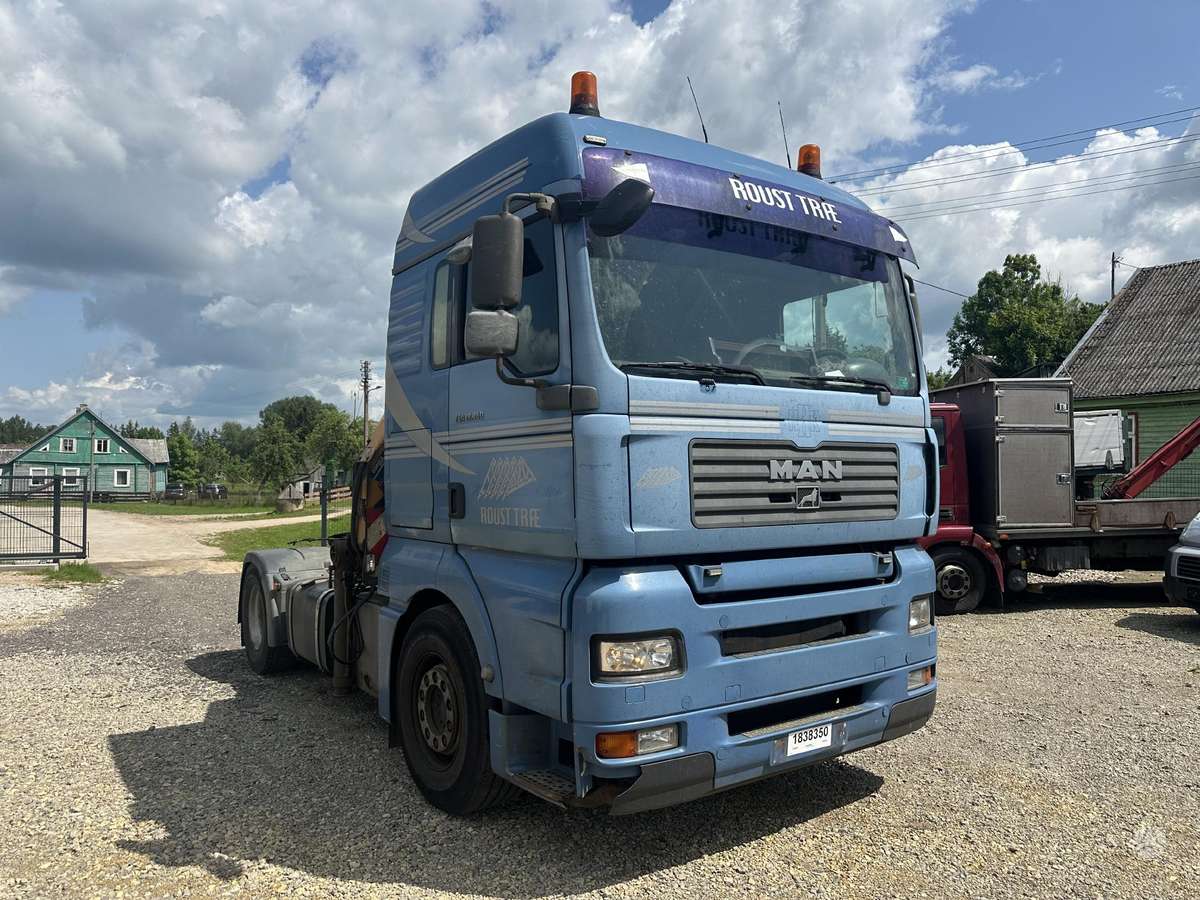MAN TGA 18.360, с краном