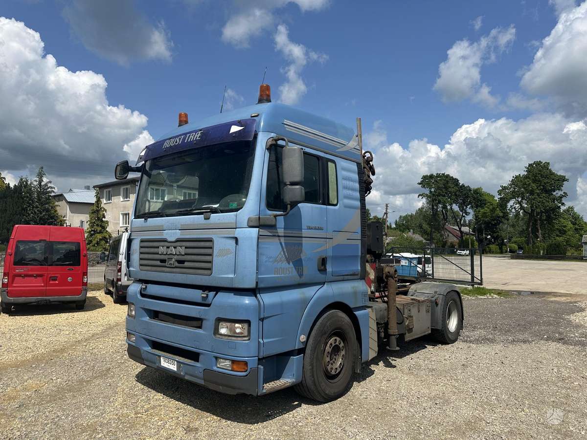 MAN TGA 18.360, с краном