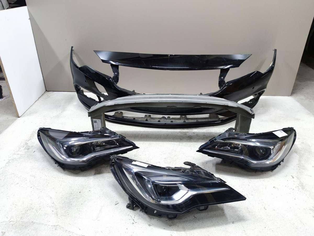 Opel Astra bumper reinforcement, bumpers, lights
