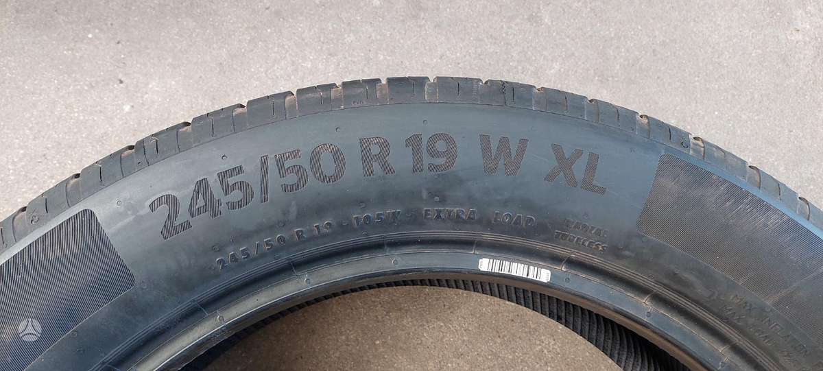 Continental, летние 245/50 R19