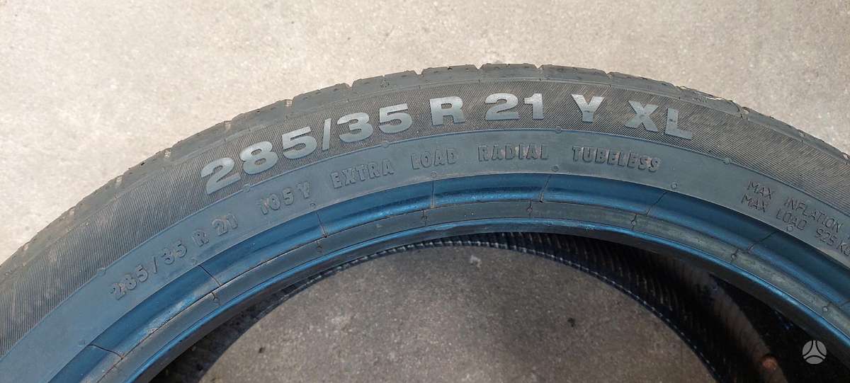 Continental, vasaras 285/35 R21