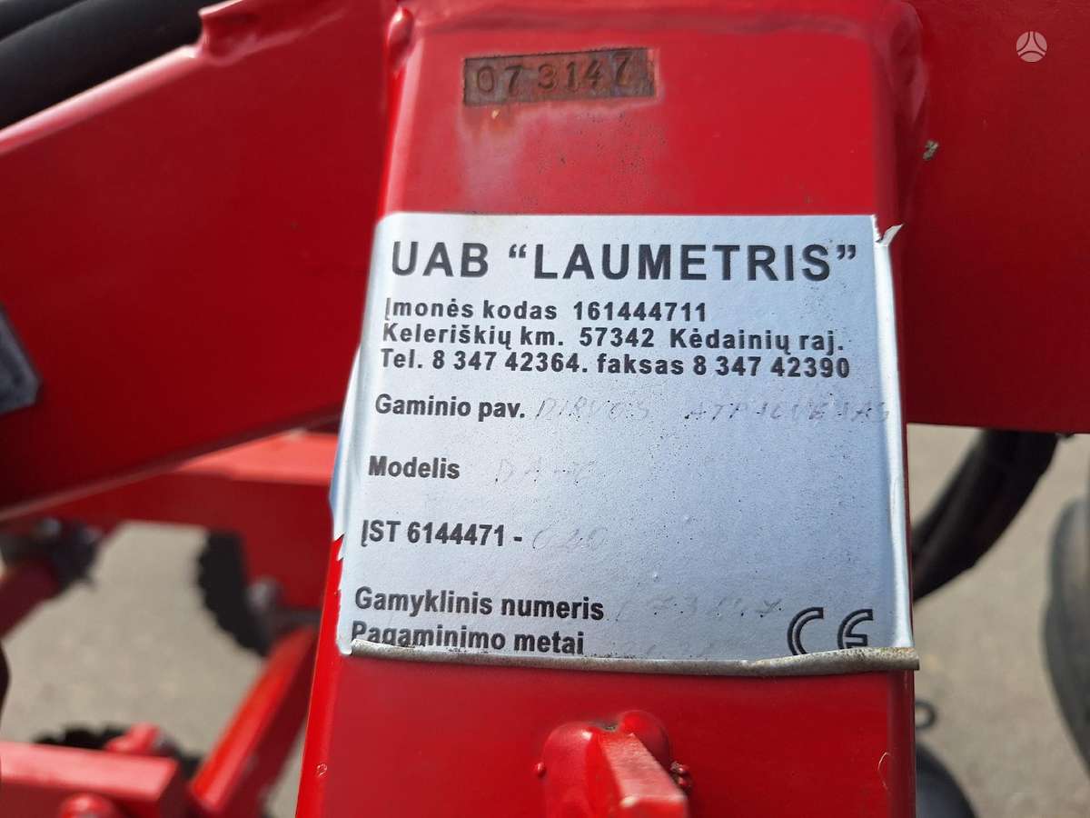 Laumetris DA-6, žemės dirbimo / ruošimo technika