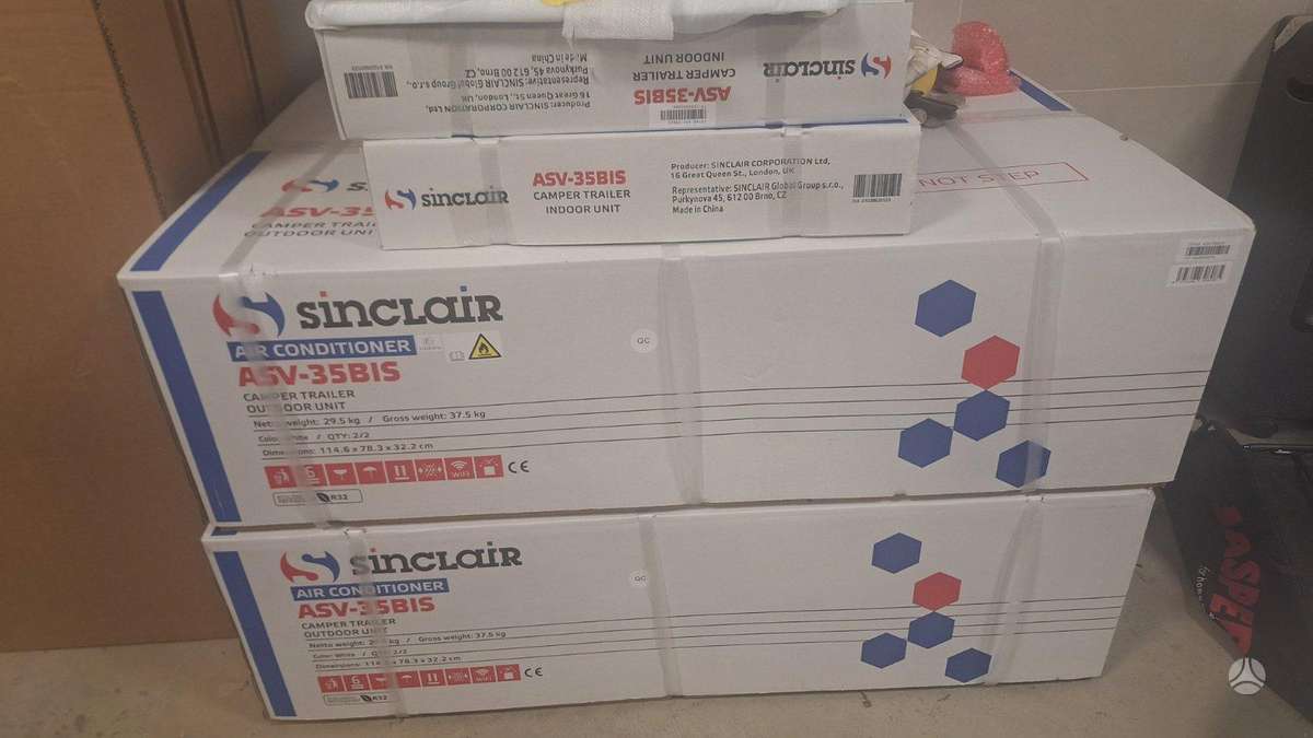 Oro kondicionierius kemperiams su WIFI Sinclair ASV-35BIS