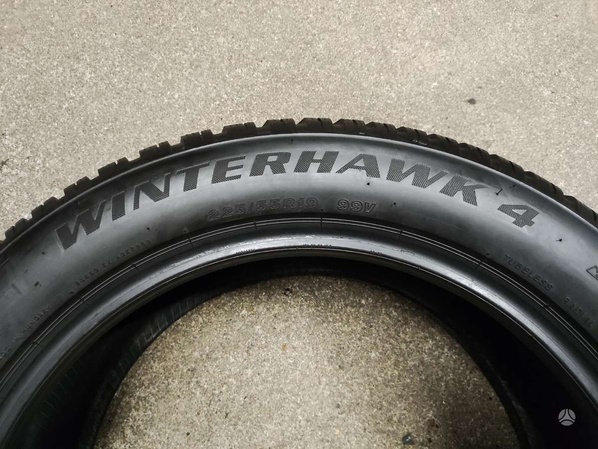 Firestone Winter Hawk 4 apie 9mm, winter 225/55 R19