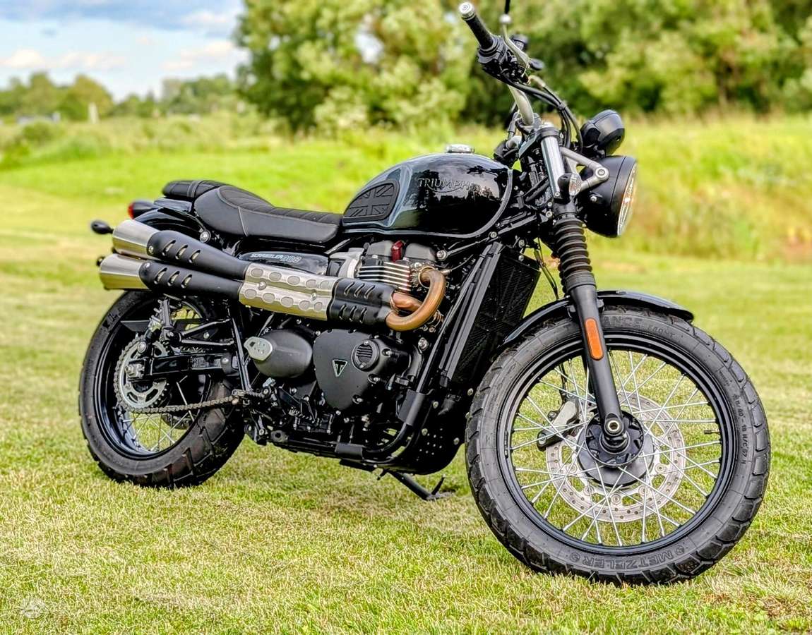 Triumph Scrambler 900cc, street / классические