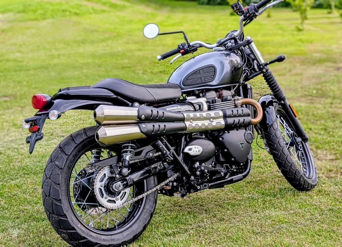 Triumph Scrambler 900cc, street / классические