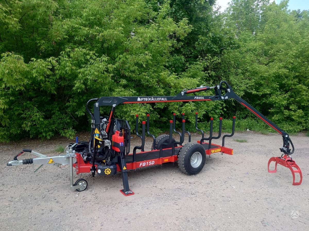 FTG | KÄLLEFALL FB15D, forestry trailers (self-loading)