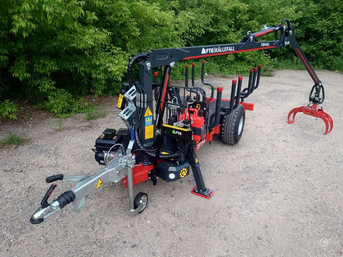 FTG | KÄLLEFALL FB15D, forestry trailers (self-loading)