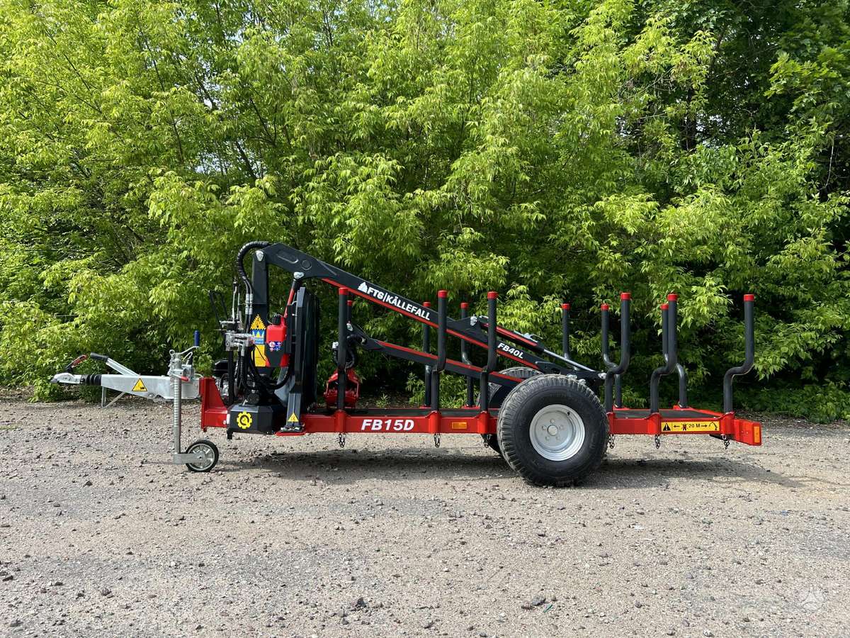 FTG | KÄLLEFALL FB15D, forestry trailers (self-loading)