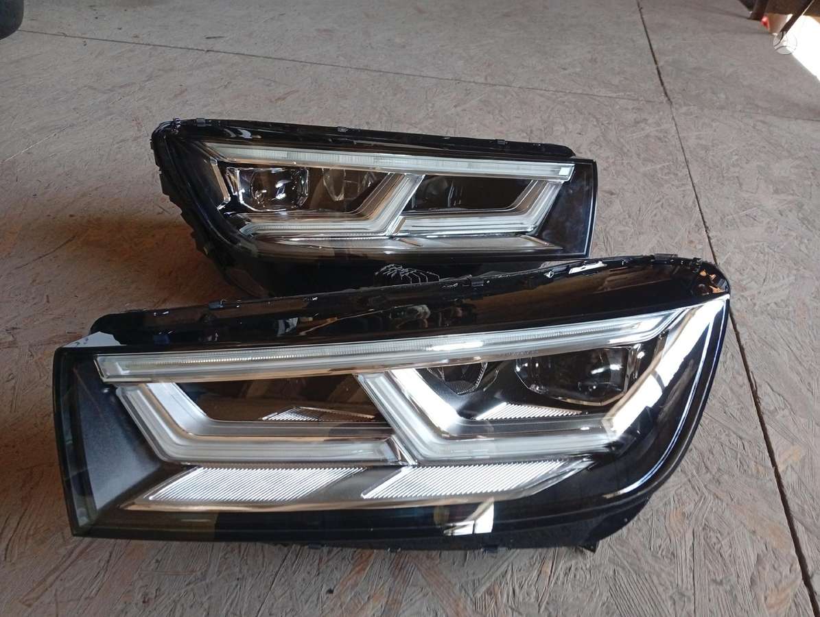 Audi Q5 bamperi, gaismas