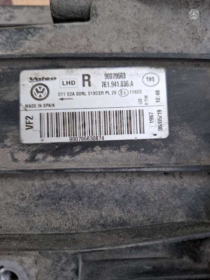 Volkswagen Caravelle, 7E1.941.036A, lights