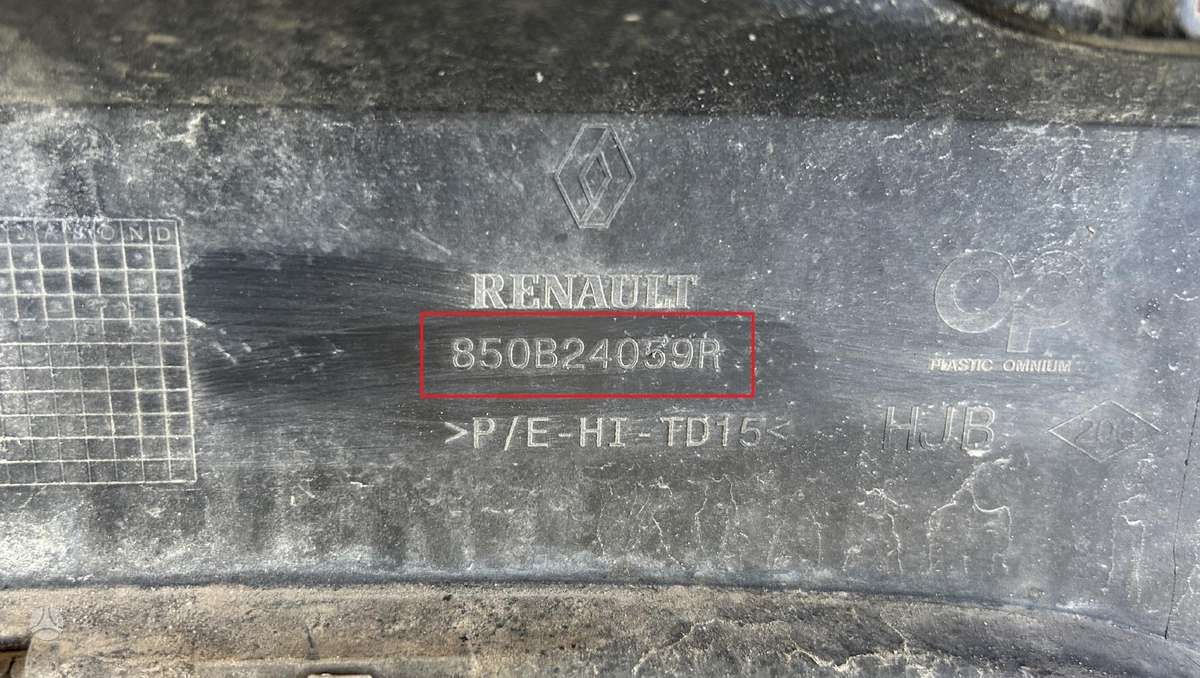 Renault Captur, 850B24059R, Cen26428