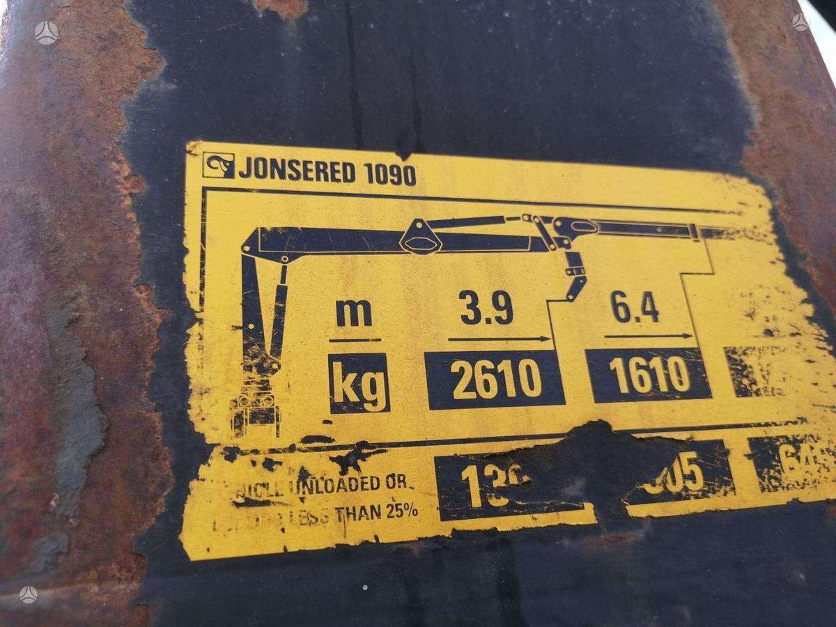 Jonsered J1090, kranai / manipuliatoriai