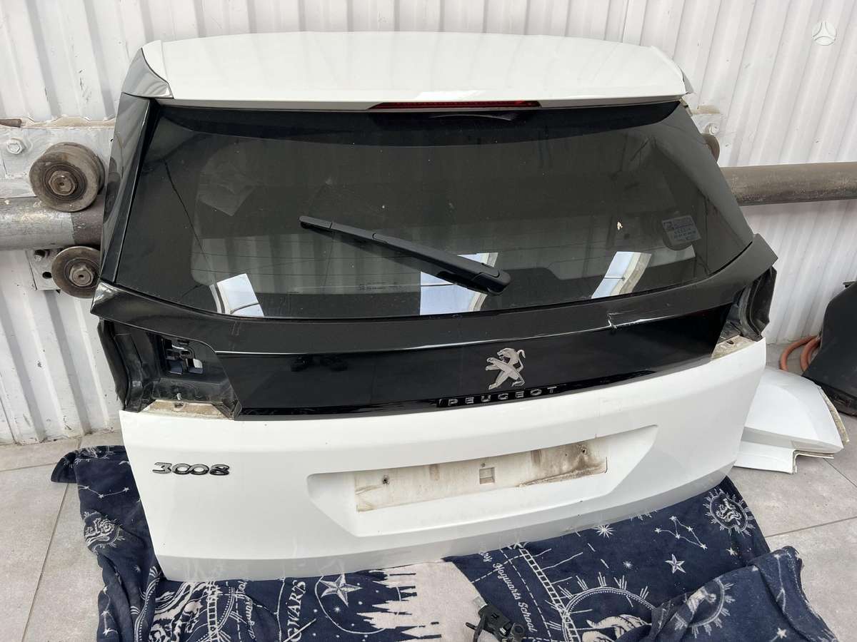 Peugeot 3008 Buferis ir bagazines dangtis
