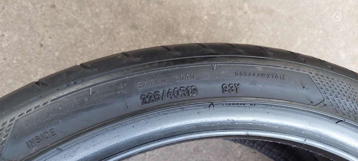Goodyear, vasarinės 225/40 R19