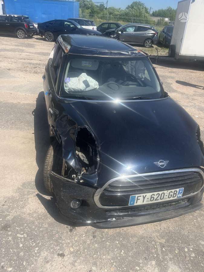 Mini Cooper dalimis. Dalimis