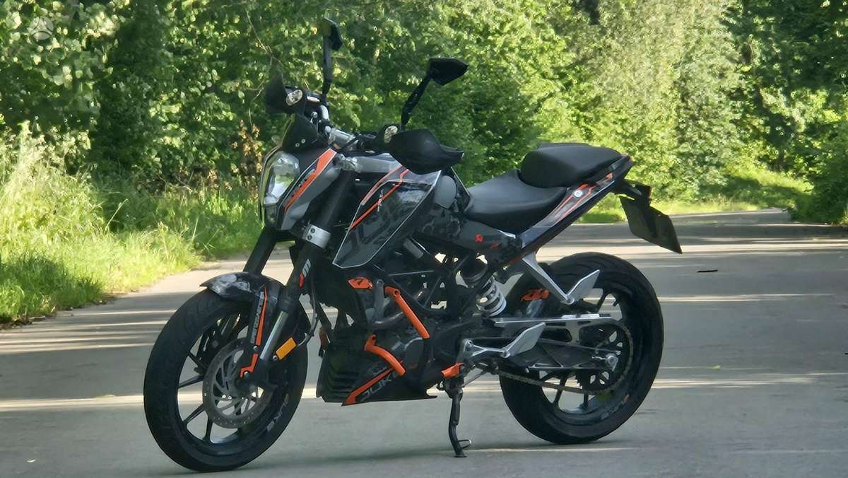 KTM Duke 125cc, street / classic