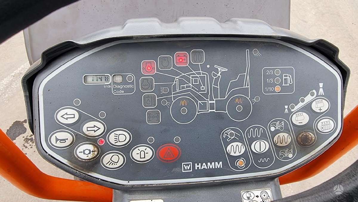 Hamm HD 8 VV, vibro technika