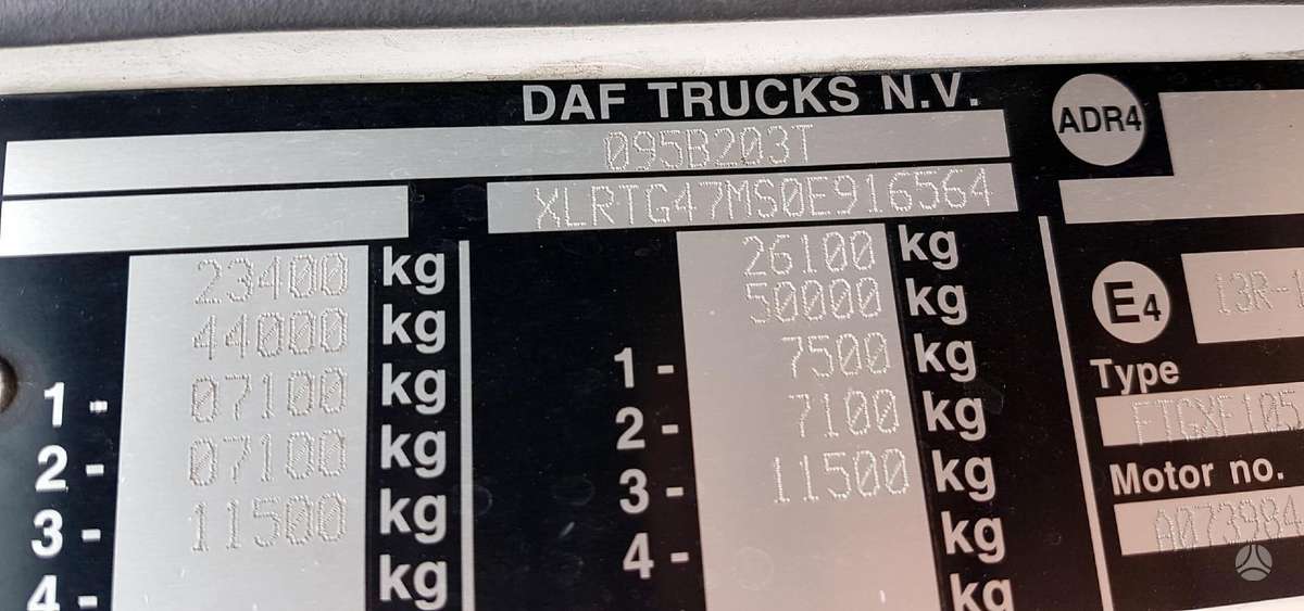 DAF XF 105.460, тягачи