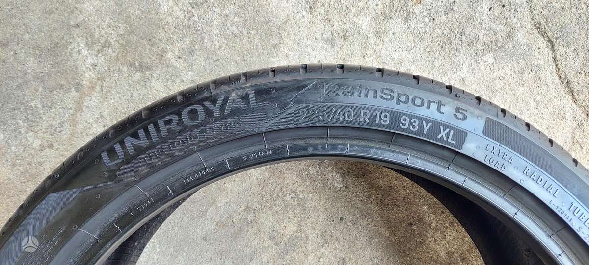 Uniroyal, летние 225/40 R19
