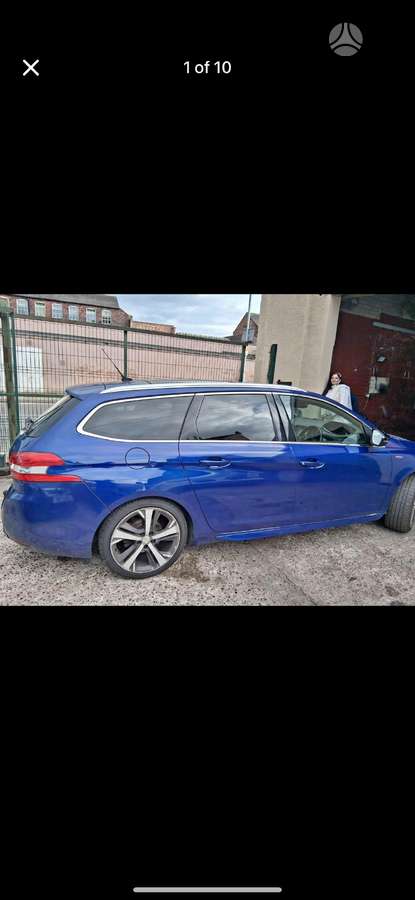 Peugeot 308 Gt line 2 0 blue hdi eu6 atliekame automobilių komplektų