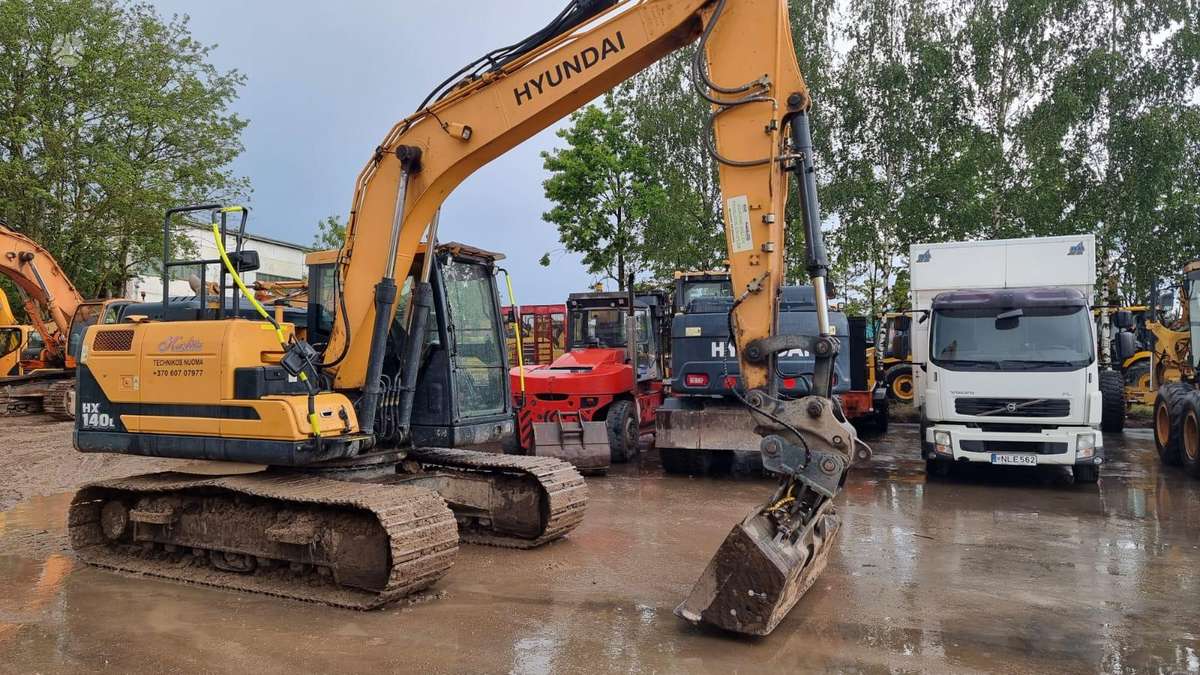 Hyundai HX 140L, ekskavatoriai