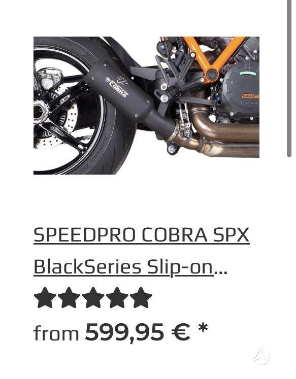 KTM Super Duke 1290cc, street / classic