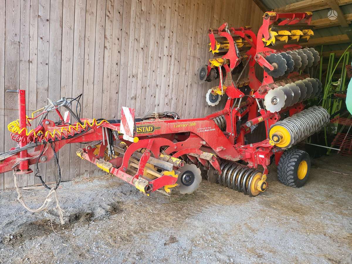 Vaderstad CR 500, scrapers, scrubbers