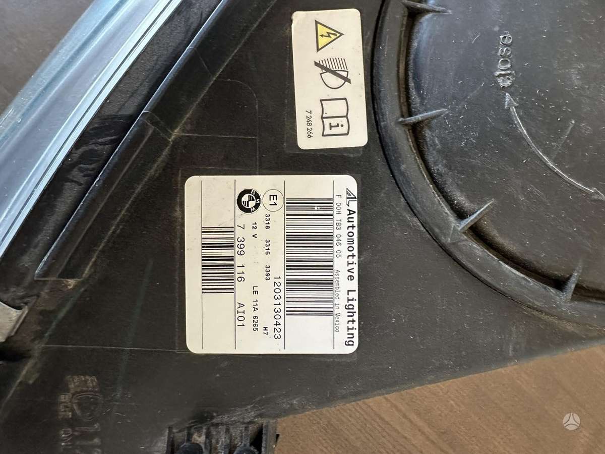 BMW X5, 7399116, žibintai