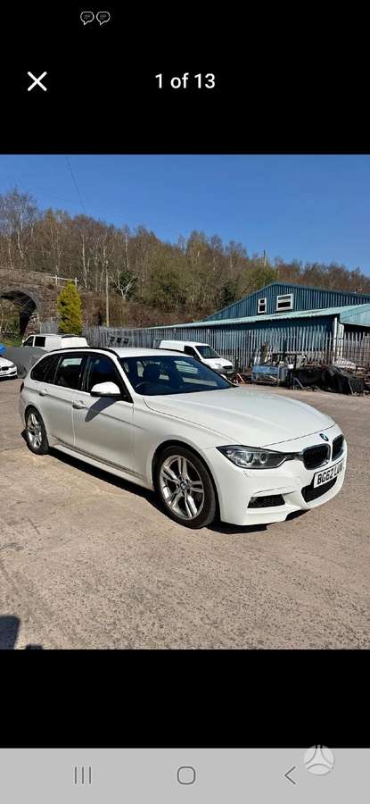 BMW 320 Pradedamas ardyt