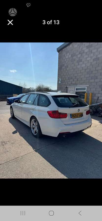 BMW 320 Pradedamas ardyt