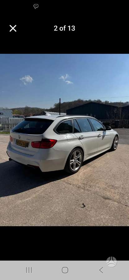 BMW 320 Pradedamas ardyt