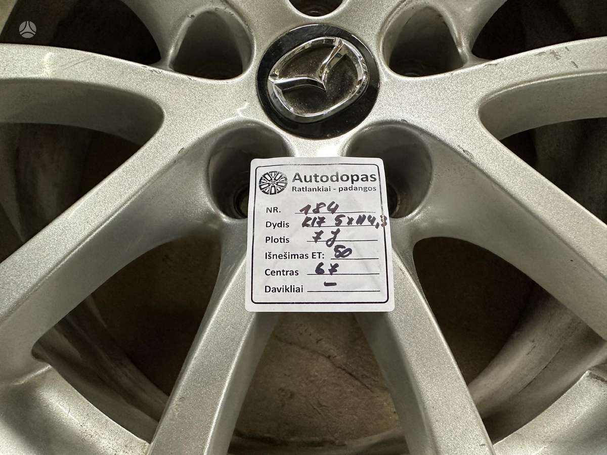 Mazda, vieglmetāla, R17