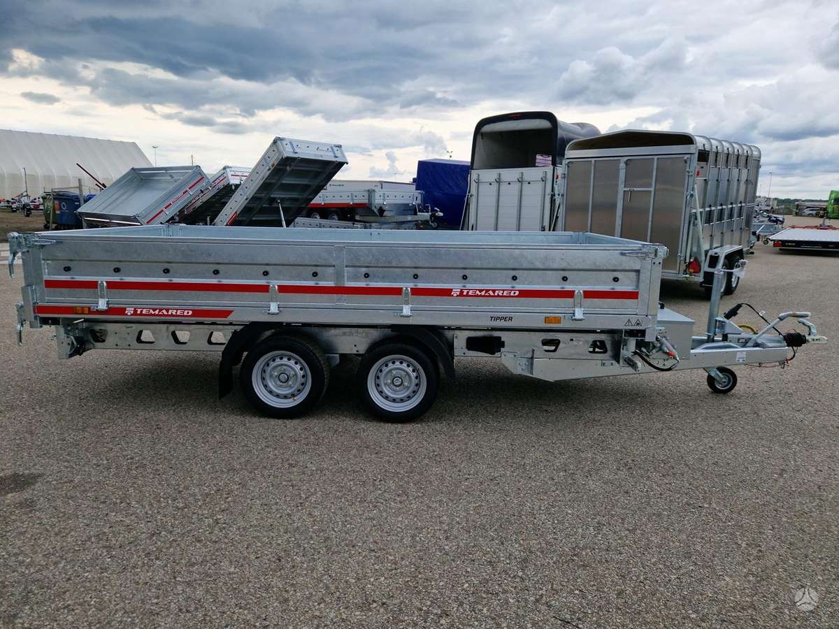TEMARED Tipper 3617/2 3500kg, passenger car trailers