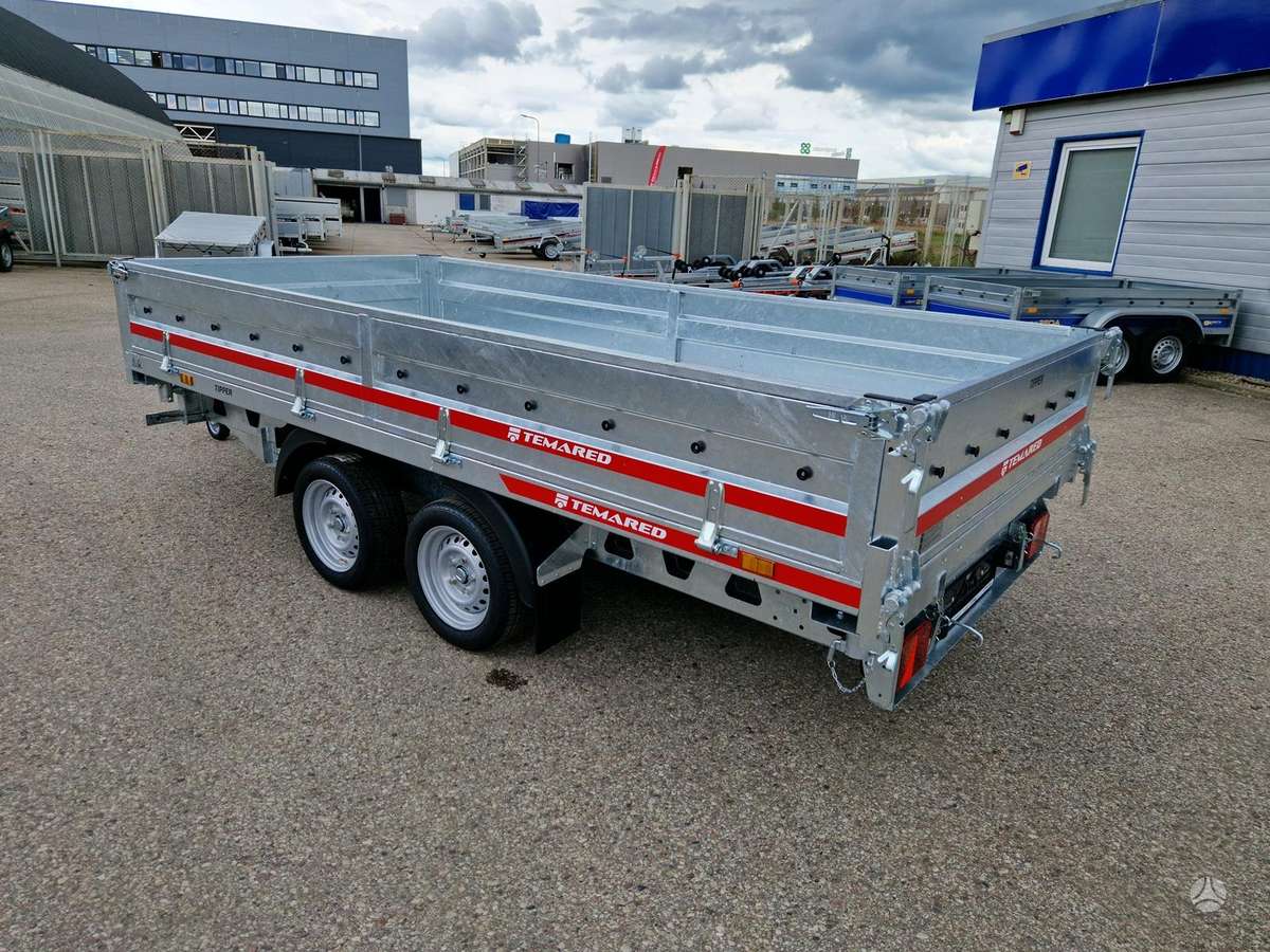 TEMARED Tipper 3617/2 3500kg, passenger car trailers