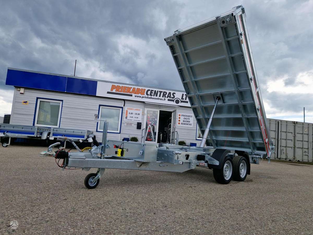 TEMARED Tipper 3617/2 3500kg, passenger car trailers